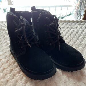 UGG Black Shearling Boots kids size 6